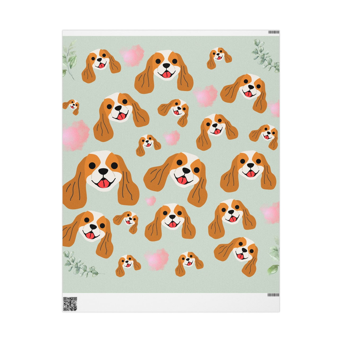 Dog-Themed Wrapping Paper, Cute Pet Gift Wrap for Birthdays, Holidays, Celebrations, Dog Lover's Wrapping Paper, Playful Puppy Design