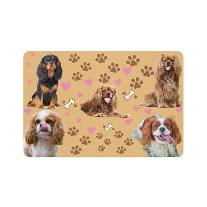 Cute Dog Print Pet Food Mat, Dog Feeding Mat, Dog Bowl Mat, Puppy Decorations, Dog Lovers Gift, Pet Accessories